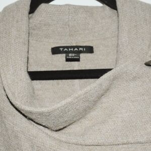 Tahari Light Tan Wool Blend Jacket